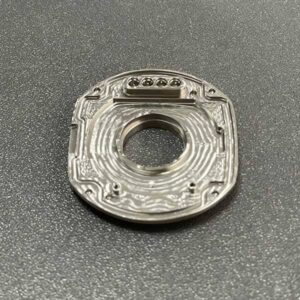 CNC Machine High End Stainless Steel/Titanium Mirror Polish Bottom Case for Smart Watch