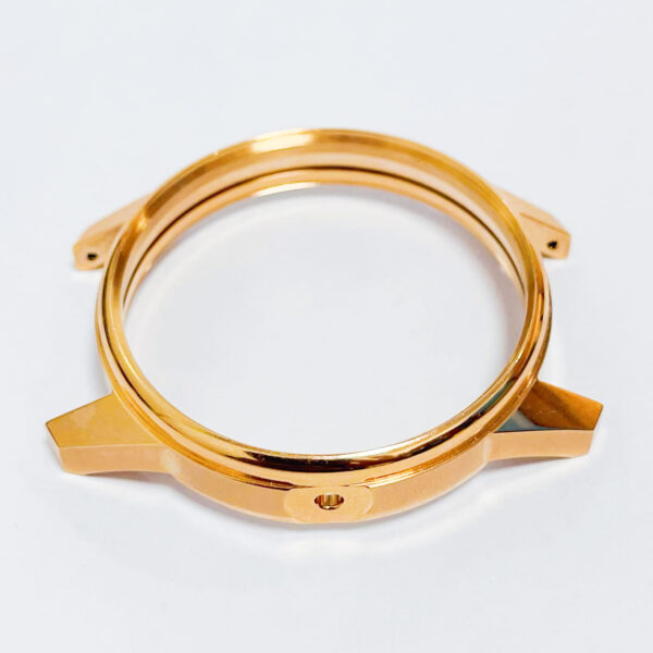 Electroplating watch case