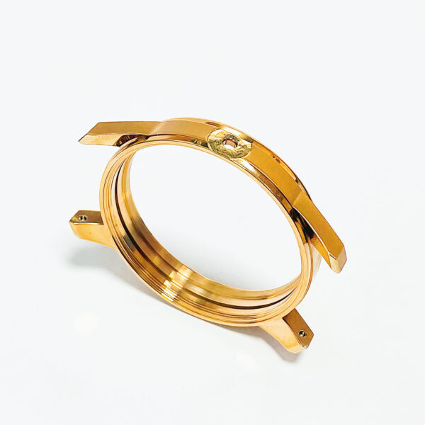 Electroplating watch case