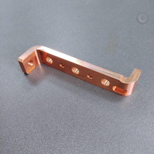 Custom Precision CNC Machining Purple Copper Punching Bending Wire Lasing Machine Parts