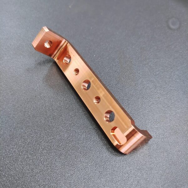 Custom Precision CNC Machining Purple Copper Punching Bending Wire Lasing Machine Parts