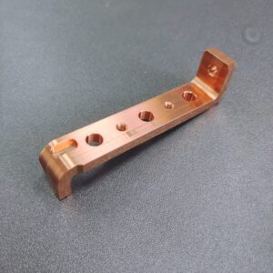 Custom Precision CNC Machining Purple Copper Punching Bending Wire Lasing Machine Parts