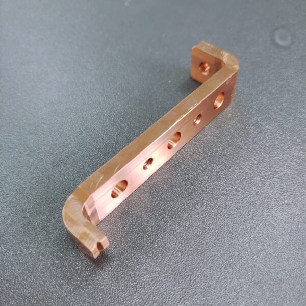 Custom Precision CNC Machining Purple Copper Punching Bending Wire Lasing Machine Parts