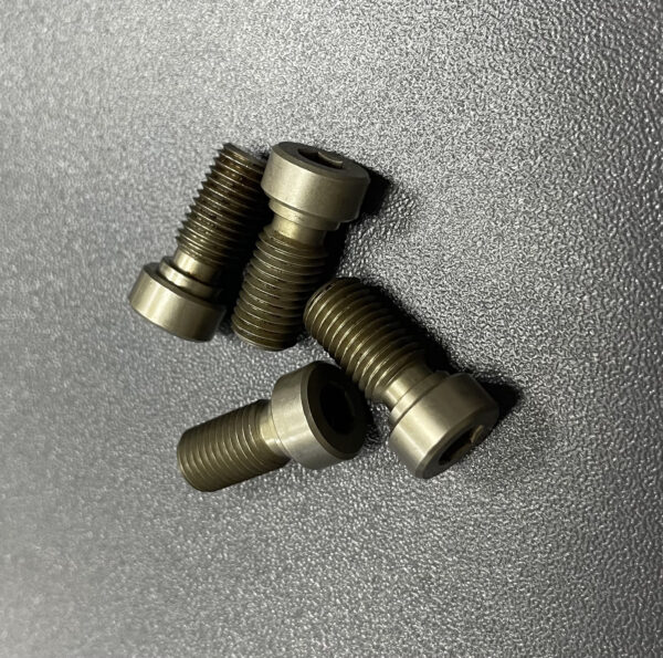 Hardened heat treated stainless steel screws