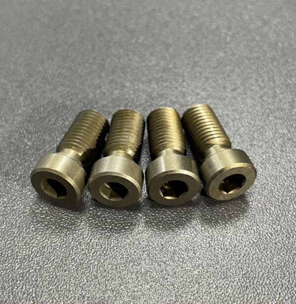 Hardened heat treated stainless steel screws