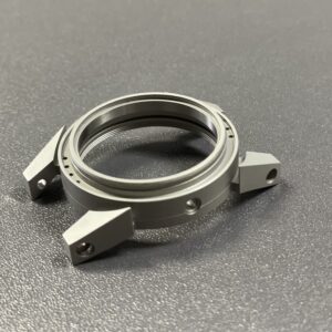 Sandblasted watch case