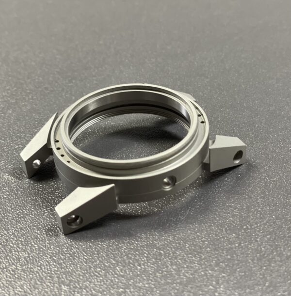 Sandblasted watch case