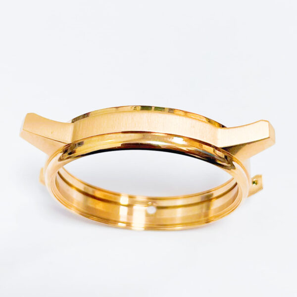 Electroplating watch case