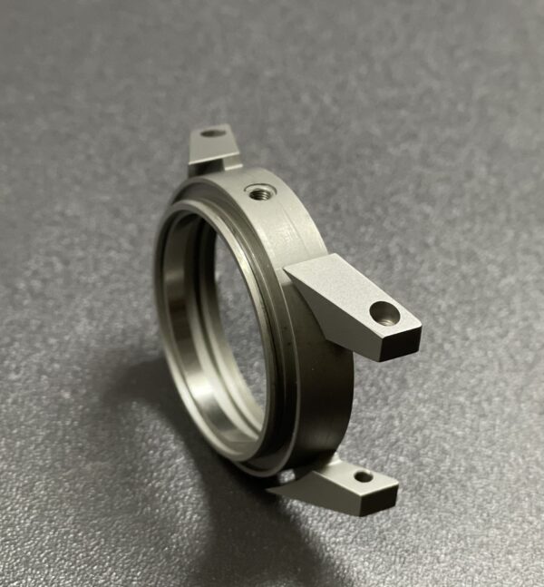 Sandblasted watch case