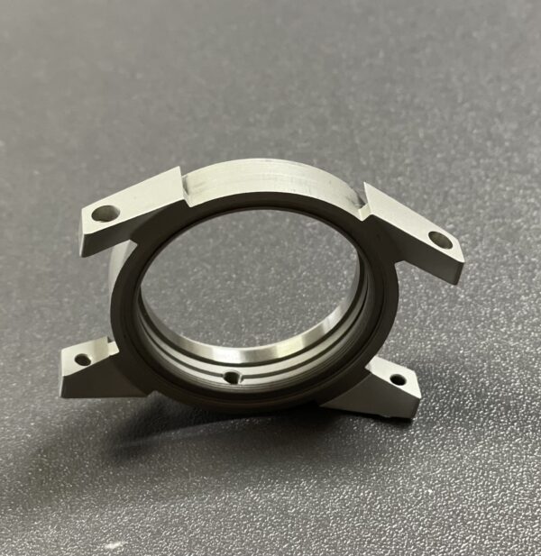 Sandblasted watch case