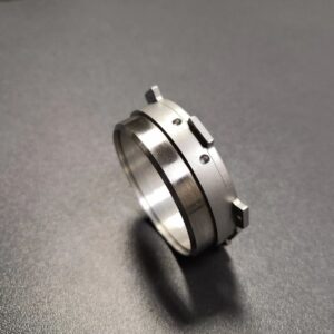 High quality CNC turning milling 304 stainless steel endless single ear throat hoop