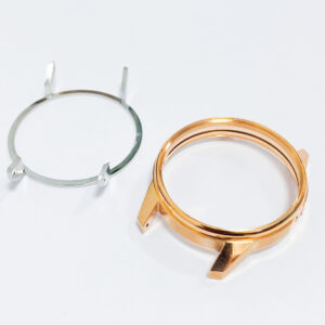 Electroplating watch case